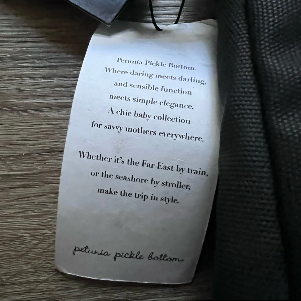PETUNIA PICKLE BOTTOM Pottery Barn Exclusive Diaper Clutch Bag NWT